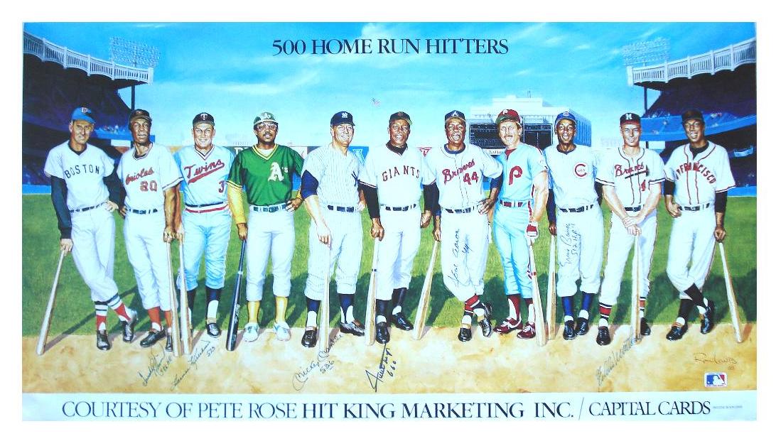 1989 PETE ROSE HIT KING MARKETING/CAPITAL CARDS