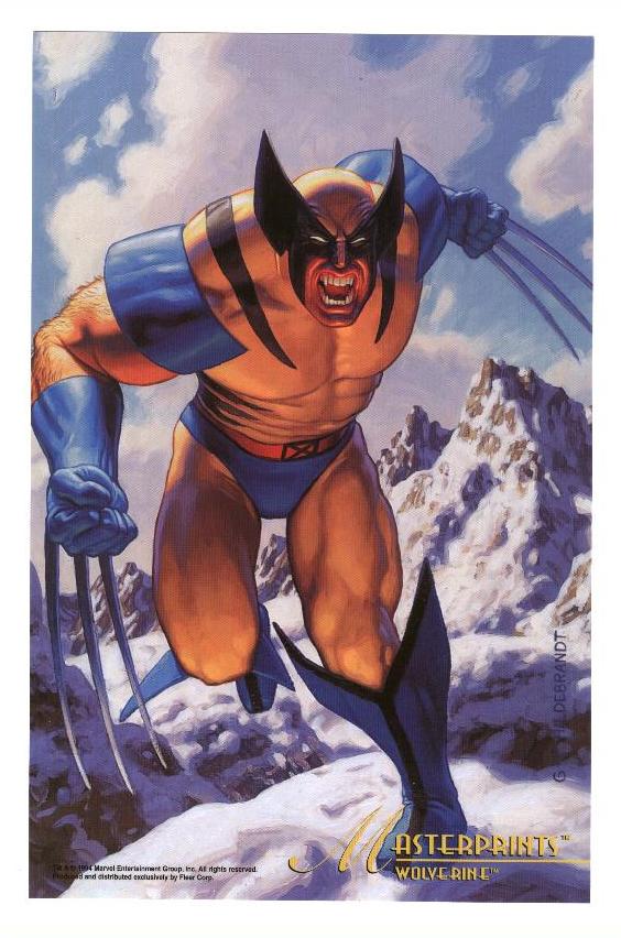 95 FLAIR MASTERPRINTS   WOLVERINE (NM+) HILDEBRANDTS*  