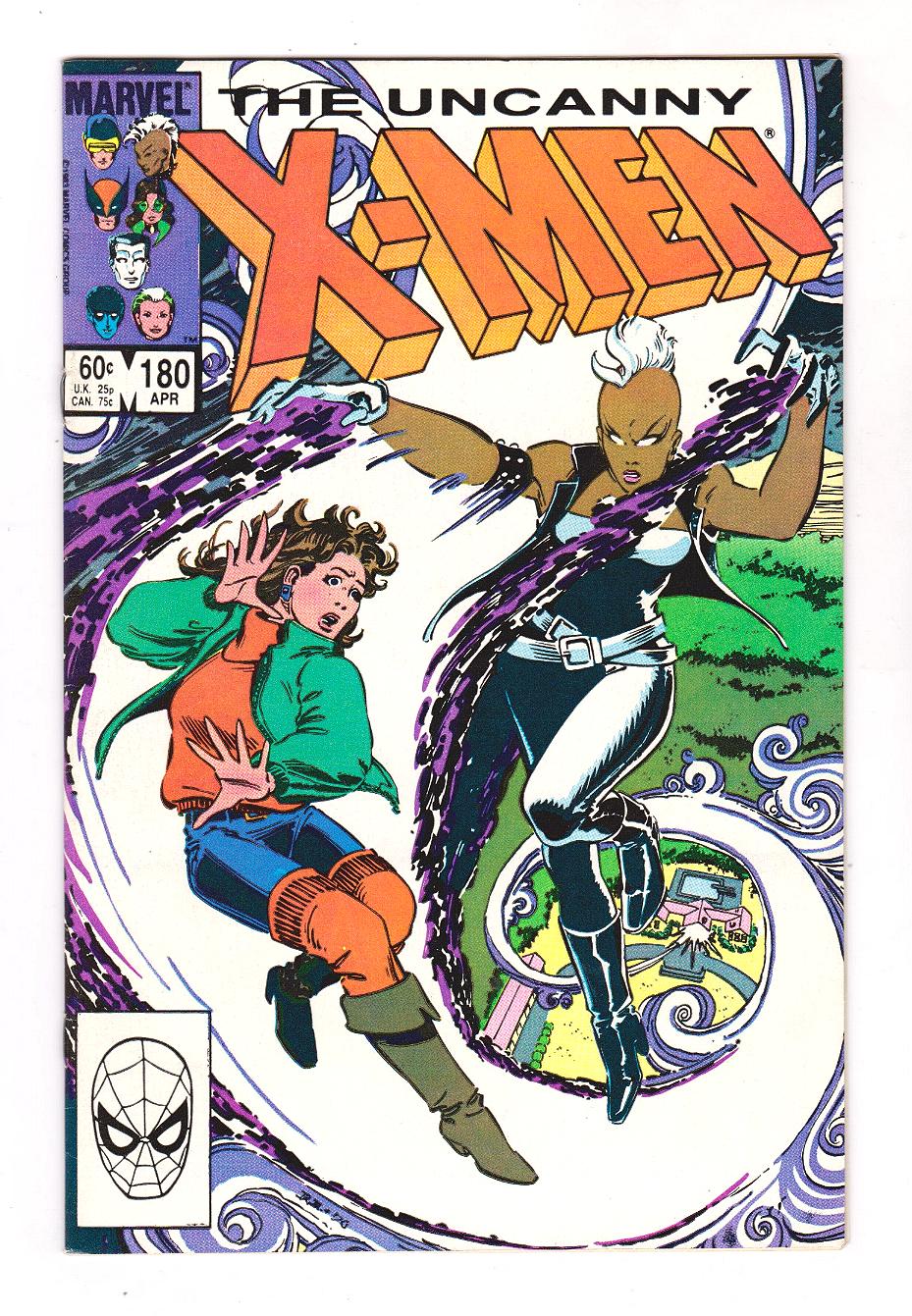 Uncanny X Men 180 Vf Nm 9 0 Kitty Pryde And Storm Free Shipping Ebay